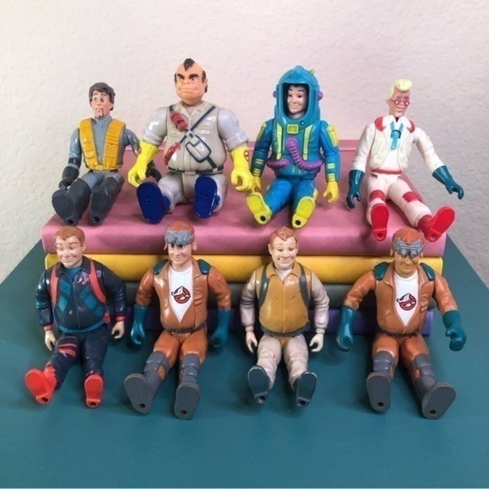 Vintage Kenner The Real Ghostbusters Action Figures 8 Moveable Poseable 1984